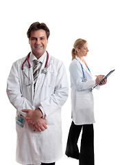 Image showing Two healthcare professionals