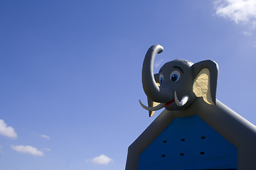 Image showing Plastic elephant