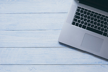 Image showing Laptop on the desk