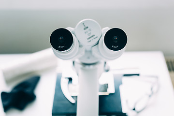 Image showing Microscope in Laboratory 