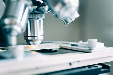 Image showing Microscope in Laboratory 