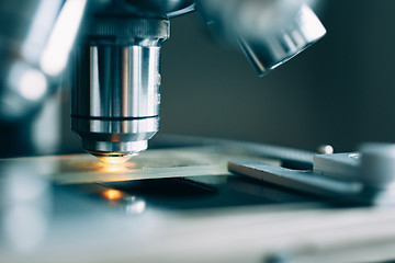 Image showing Microscope in Laboratory 