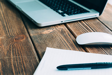 Image showing Laptop on the desk