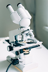 Image showing Microscope in Laboratory 