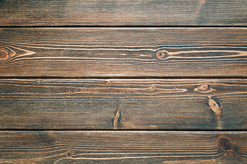 Image showing Wooden background. Old ooden table or floor.