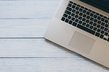 Image showing Laptop on the desk