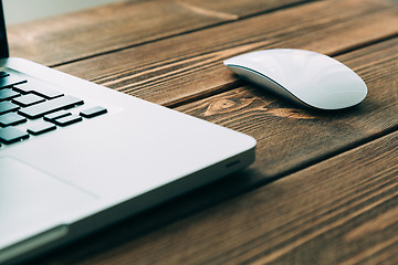 Image showing Laptop on the desk