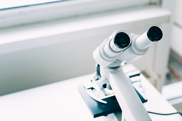 Image showing Microscope in Laboratory 