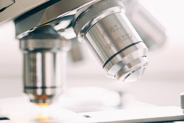 Image showing Microscope in Laboratory 