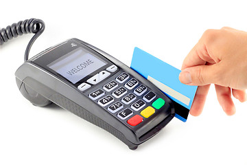 Image showing Paying with credit card 