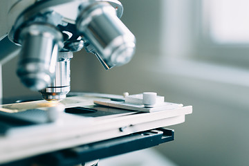 Image showing Microscope in Laboratory 