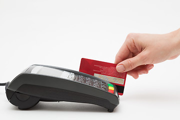 Image showing Credit Card Payment Terminal