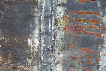 Image showing Old metal iron rust background 