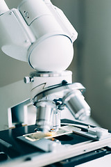 Image showing Microscope in Laboratory 