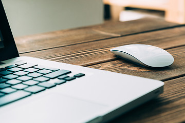 Image showing Laptop on the desk