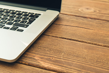 Image showing Laptop on the desk