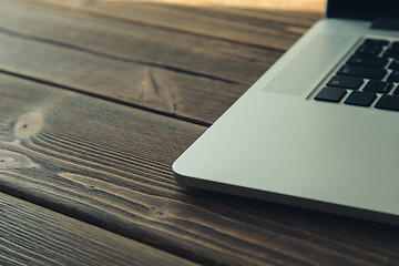 Image showing Laptop on the desk