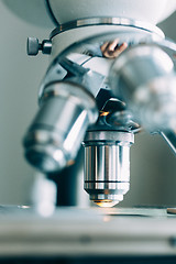 Image showing Microscope in Laboratory 