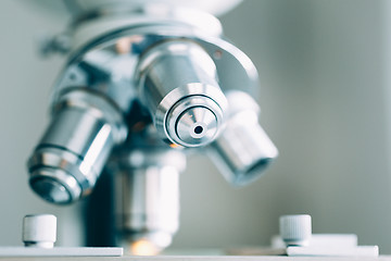 Image showing Microscope in Laboratory 