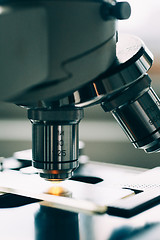 Image showing Microscope in Laboratory 