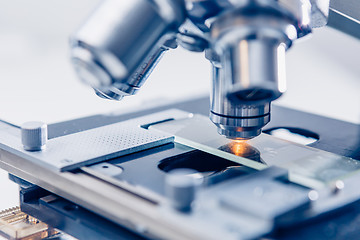 Image showing Microscope in Laboratory 