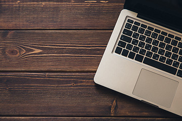 Image showing Laptop on the desk