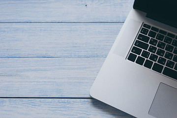 Image showing Laptop on the desk