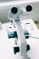 Image showing Microscope in Laboratory 