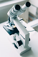 Image showing Microscope in Laboratory 