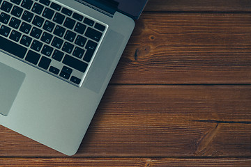 Image showing Laptop on the desk