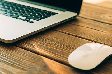 Image showing Laptop on the desk