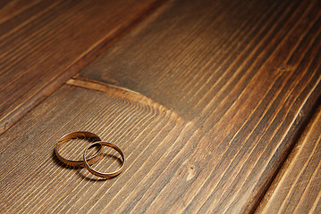 Image showing Golden wedding rings