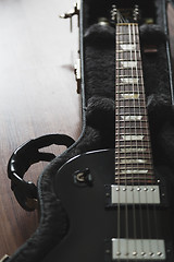 Image showing Electric guitar in the case