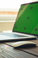 Image showing Laptop on the desk