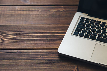 Image showing Laptop on the desk