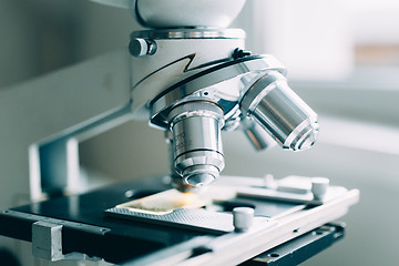 Image showing Microscope in Laboratory 