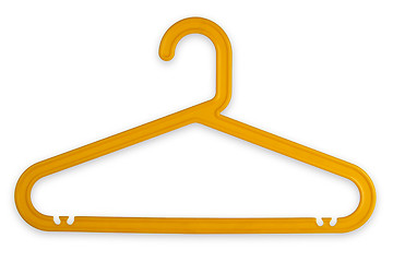 Image showing Yellow Cloth Hanger