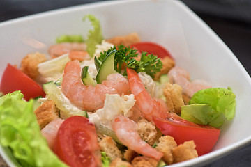 Image showing shrimp vegetable salad