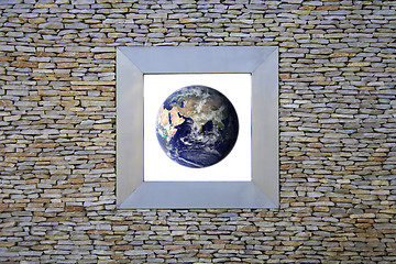 Image showing Earth Window (asia)