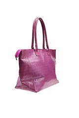 Image showing Violet womens bag isolated on white background.