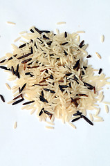 Image showing Uncooked Mixed Rice
