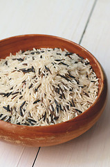 Image showing Uncooked Mixed Rice