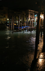 Image showing Grand canal in night