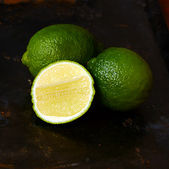 Image showing Fresh juicy limes