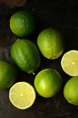 Image showing Fresh juicy limes