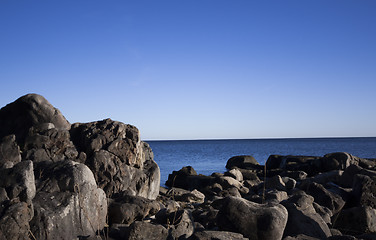 Image showing stony beach