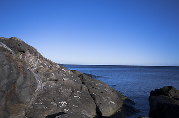 Image showing stony beach