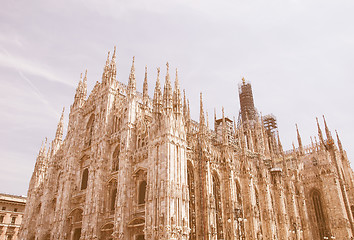 Image showing Duomo, Milan vintage