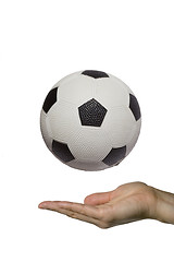 Image showing Showing a Soccer ball