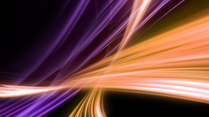 Image showing  Abstract strokes of light